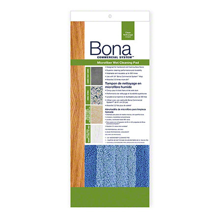 JANITORIAL SUPPLIES CHEMICALS Bona® Commercial System™ Microfiber Cleaning Pad - 24" BON-AX0003544