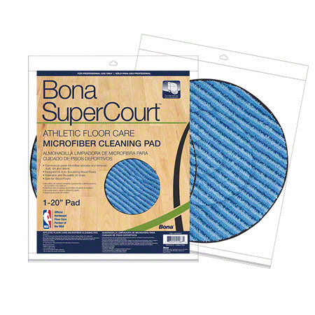 Janitorial Supplies CLEANING Bona® SuperCourt® Microfiber Scrubbing Pads - 20" BON-AX0003502