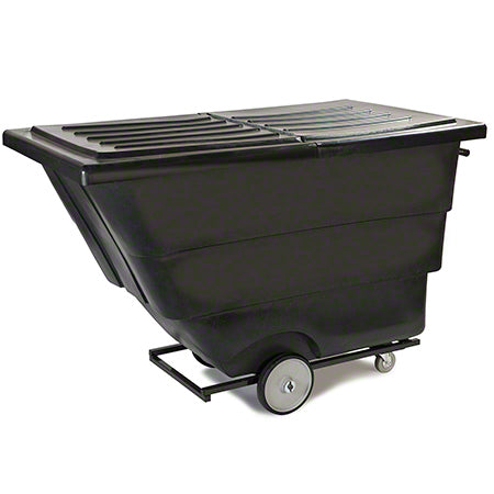 Janitorial Supplies CLEANING Carlisle Standard Duty Tilt Truck - 1 yd., 850 lbs., Black CARFL-TTS10003