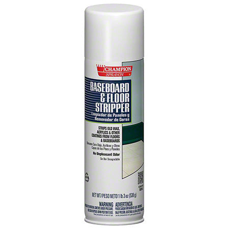 JANITORIAL SUPPLIES CHEMICALS Champion Sprayon® Baseboard & Floor Stripper-19 oz. Net Wt CHAS-5156