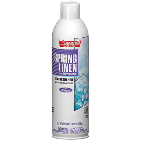 jANITORIAL SUPPLIES CHEMICALS Champion Sprayon® Water-Based Air Freshener - Spring Linen CHAS-5176