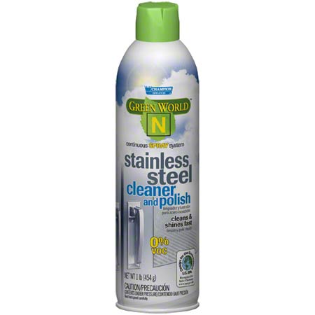 JANITORIAL SUPPLIES CHEMICALS Champion Sprayon® Green World N™ Stainless Steel Clnr CHA-5909