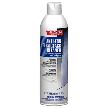 JANITORIAL SUPPLIES CHEMICALS Champion Sprayon® Anti-Fog Plexiglass Cleaner - 15 oz.CHAS-5142