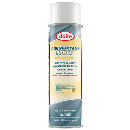 JANITORIAL SUPPLIES CHEMICALS Claire® Disinfectant Spray - 15 1/2 oz. Net Wt. PRL-C-C527