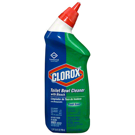 JANITORIAL SUPPLIES CHEMICALS Clorox® Commercial Solutions® Manual Toilet Bowl Cleaner Gel w/Bleach - 24 oz. CLOROX-00031