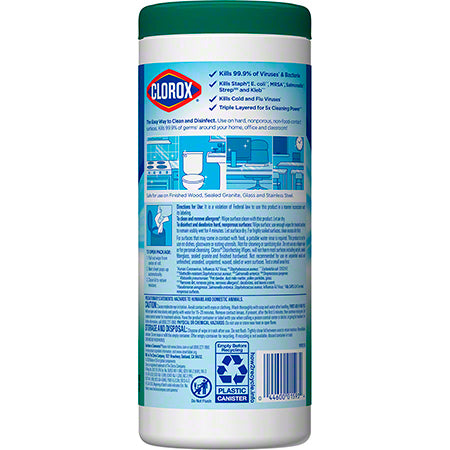 JANITORIAL SUPPLIES CHEMICALS Clorox® Disinfecting Wipes - 35 ct., Fresh Scent CLOROX-01593