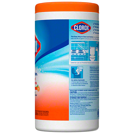 JANITORIAL SUPPLIES CHEMICALS Clorox® Disinfecting Wipes - 75 ct., Orange Fusion® CLOROX-01686CT