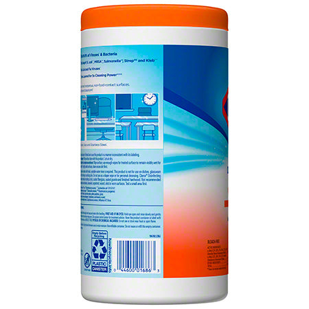 JANITORIAL SUPPLIES CHEMICALS Clorox® Disinfecting Wipes - 75 ct., Orange Fusion® CLOROX-01686CT