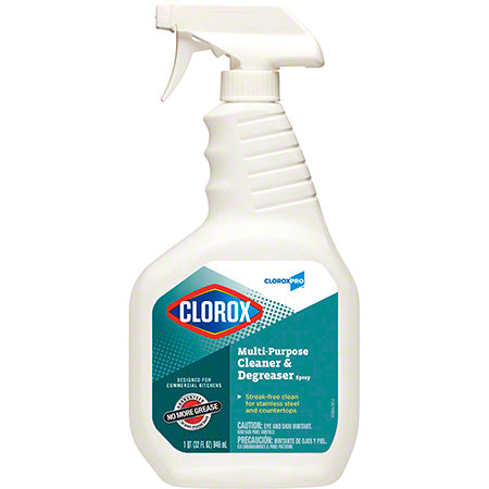 JANITORIAL SUPPLIES CHEMICALS Clorox® Commercial Solutions® Professional Multipurpose Cleaner/Degreaser - 32 oz. CLOROX-30865