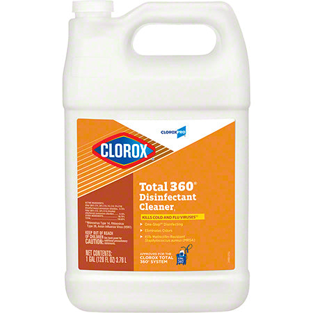 JANITORIAL SUPPLIES CHEMICALS CloroxPro™ Clorox® Total 360® Disinfectant Cleaner - 128 oz. CLOROX-31650