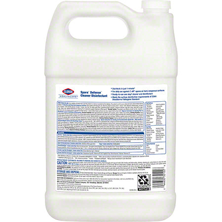 JANITORIAL SUPPLIES CHEMICALS Clorox® Healthcare® Spore10 Defense™ Cleaner Disinfectant - 128 oz. CLOROX-32122