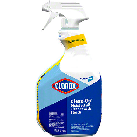 JANITORIAL SUPPLIES CHEMICALS CloroxPro™ Clorox® Clean-Up® Disinfectant Cleaner w/Bleach - 32 oz. CLOROX-35417