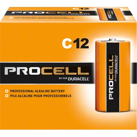 Facilities & Grounds MAINTENANCE Duracell® Procell® Size C Alkaline Battery - 1.5 Volt DRCL-PC1400