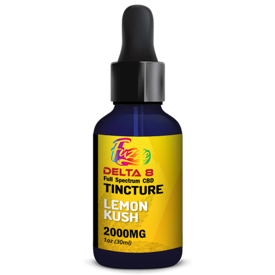 DELTA-8 Fuzze Oil Delta-8 Tincture – 2000mg Lemon Kush Flavor