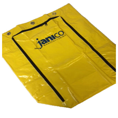 Janitorial Supplies CLEANING Janico Replacement Yellow Vinyl Bag for Janitor Cart JAN-1050-02
