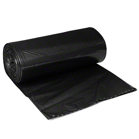 Janitorial Supplies LINERS FlexSol Low Density Roll Liner - 33 x 39, 1.3 mil, Black FLX-ECS3339X