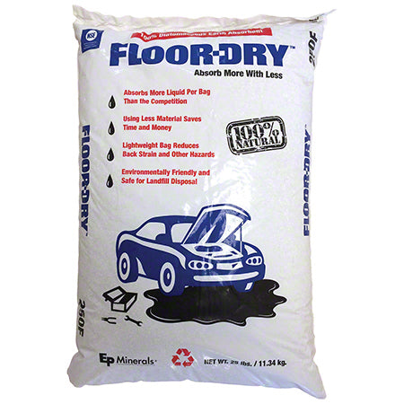 jANITORIAL SUPPLIES CHEMICALS EP Minerals® Floor-Dry™ Absorbent - 25 lb MOL-9825