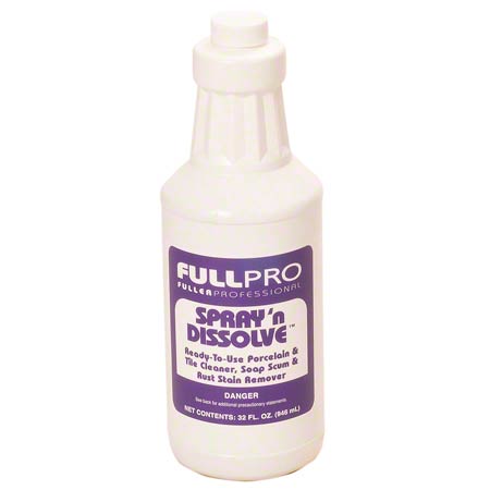 JANITORIAL SUPPLIES CHEMICALS FULLPRO Spray 'N Dissolve™ Soap Scum & Rust Stain Remover FUL-9029