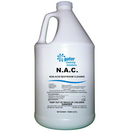 JANITORIAL SUPPLIES CHEMICALS Gator N.A.C. Non-Acid Restroom Cleaner - Gal. GTR-14000152