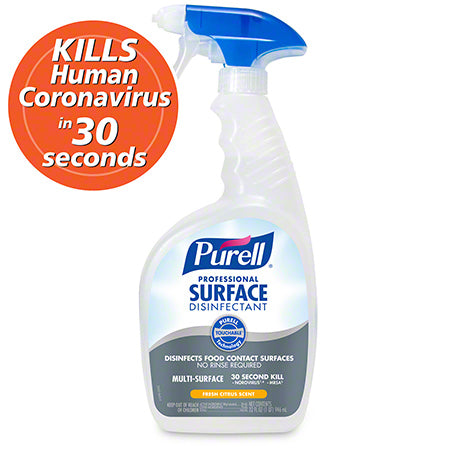JANITORIAL SUPPLIES CHEMICALS GOJO® Purell® Professional Surface Disinfectant - 32 oz. GOJ-3342-12
