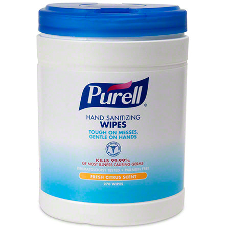 Janitorial Supplies SKIN CARE GOJO® Purell® Hand Sanitizing Wipe - 270 ct. Refill GOJ-9113-06CT