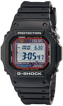 Casio Men's G-Shock GWM5610-1 Tough Solar Black Resin Sport Watch