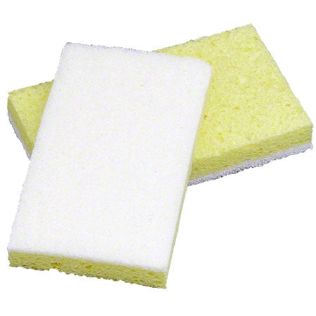 Janitorial Supplies CLEANING Impact® Cellulose Scrubber Sponge - White  IMP-7129P