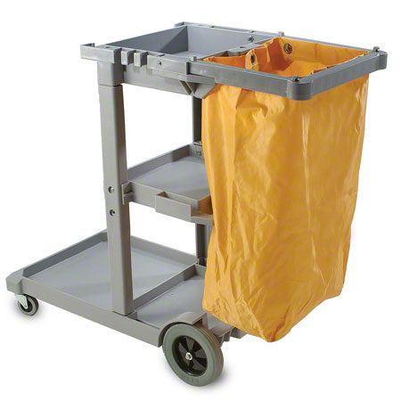 Janitorial Supplies CLEANING Janico Janitor Cart - Grey JAN-1050