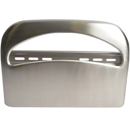 Janitorial Supplies Paper Janico 1/2 Fold Toilet Seat Cover Dispenser - Chrome JAN-2511
