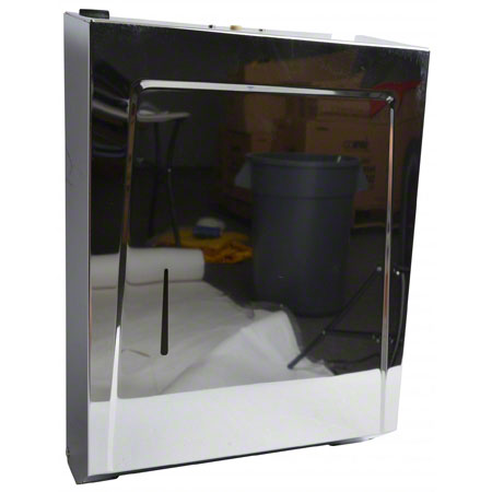 Janitorial Supplies Paper Janico Metal Multi-Fold C-Fold Paper Towel Dispenser -Chrome JAN-2526