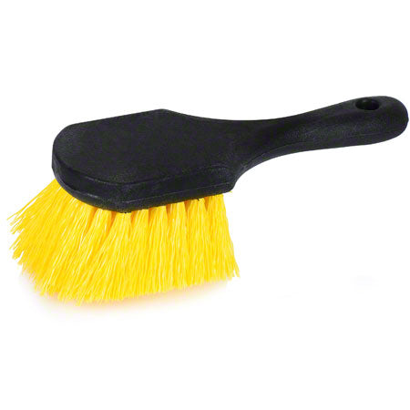 Janitorial Supplies CLEANING Janico 8" Utility Brush w/Yellow Poly Bristles JAN-4006