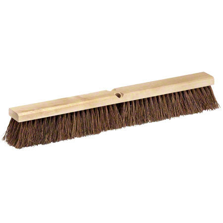 Janitorial Supplies CLEANING Janico Bristles 18" Outdoor Push Broom w/Palmyra Bristles JAN-4218