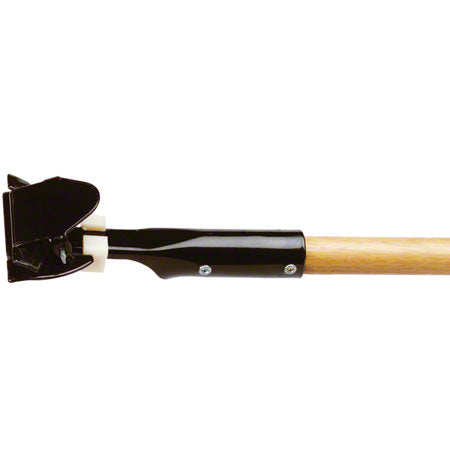 Janitorial Supplies CLEANING Janico Swivel Clip Wood Dust Mop Handle - 60" JAN-4360