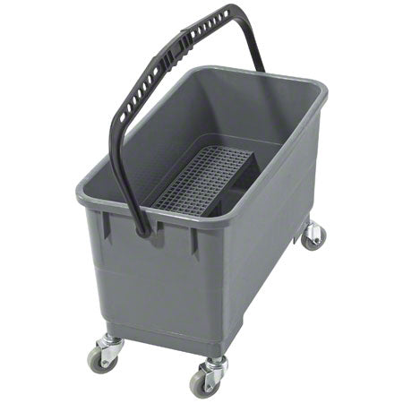 Janitorial Supplies CLEANING Janico Microfiber Wet Mop Bucket - 22 Qt. JAN-6011