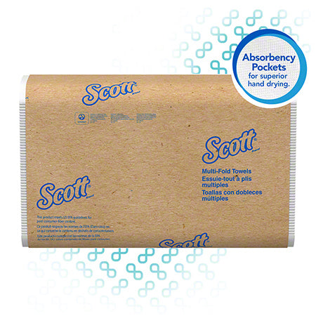 Janitorial Supplies Paper Scott® Essential Multi-Fold Towel - 9.2" x 9.4", White KIM-01840