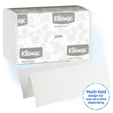 Janitorial Supplies Paper Kleenex® Multifold Paper Towel - 9.2" x 9.4", White KIM-01890
