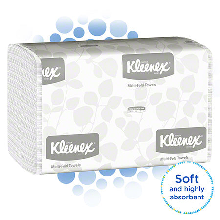 Janitorial Supplies Paper Kleenex® Multifold Paper Towel - 9.2" x 9.4", White KIM-01890