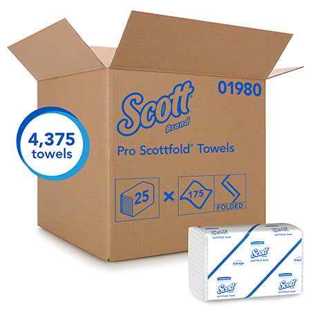 Janitorial Supplies Paper Scott® Pro Scottfold® M Towel - White KIM-01980