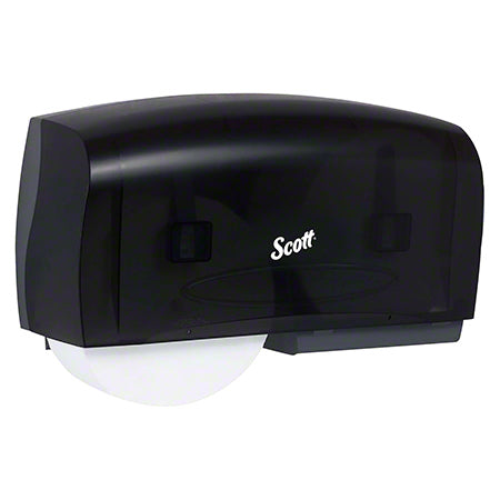 Janitorial Supplies Paper Scott® Essential Coreless Twin Jumbo Tissue Dispenser - Smoke KIM-9608