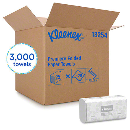 Janitorial Supplies Paper Kleenex® Premiere Folded Towel - 9.4" x 12.4", White KIM-13254