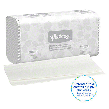 Janitorial Supplies Paper Kleenex® Premiere Folded Towel - 9.4" x 12.4", White KIM-13254