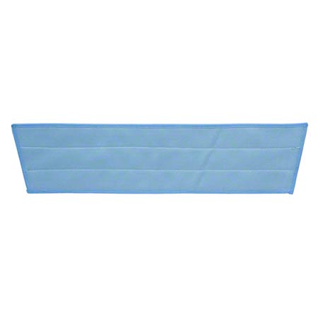 Janitorial Supplies CLEANING Microfiber & More Glass Cleaning Pad - 18", Blue MMO-GCPAD18