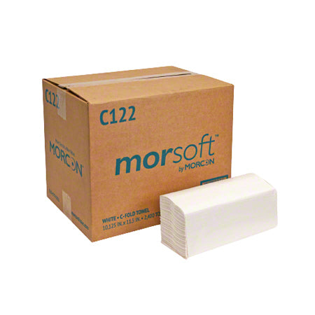 Janitorial Supplies Paper Morcon® Morsoft® C-Fold Towel - 10" x 11", White MOR-C122
