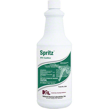 JANITORIAL SUPPLIES CHEMICALS NCL® Spritz™ RTU Sanitizer - 32 oz. NCL-0244-36