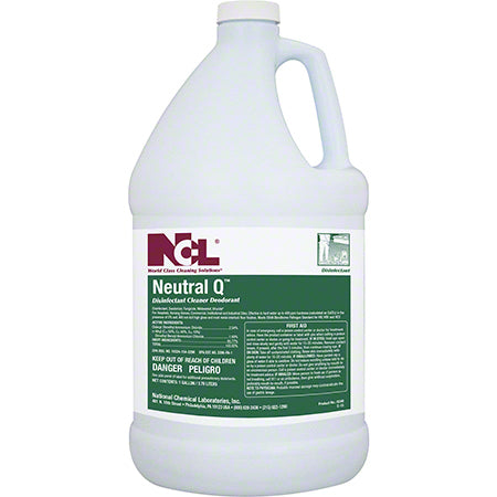 JANITORIAL SUPPLIES CHEMICALS NCL® Neutral Q Disinfectant Cleaner Deodorizer NCL-0248-29