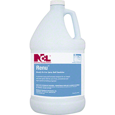JANITORIAL SUPPLIES CHEMICALS NCL® Renu RTU Spray Buff Emulsion - Gal. NCL-0518-29