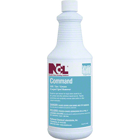 jANITORIAL SUPPLIES CHEMICALS NCL® Command™ Oil, Tar, Grease Carpet Spot Remover -Qt. NCL-0622-36