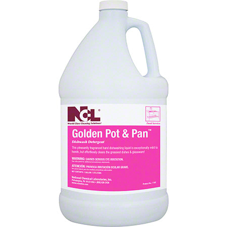 JANITORIAL SUPPLIES CHEMICALS NCL® Golden Pot & Pan Dishwash Detergent - Gal. NCL-1105-29