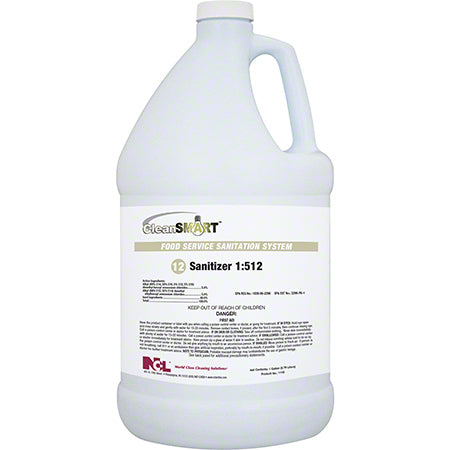 JANITORIAL SUPPLIES CHEMICALS NCL® CleanSMART™ Sanitizer 1:512 - Gal. NCL-1116-29