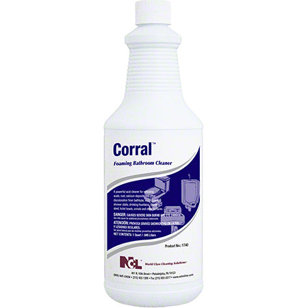 JANITORIAL SUPPLIES CHEMICALS NCL® Corral™ Foaming Bathroom Cleaner - 32 oz. NCL-1740